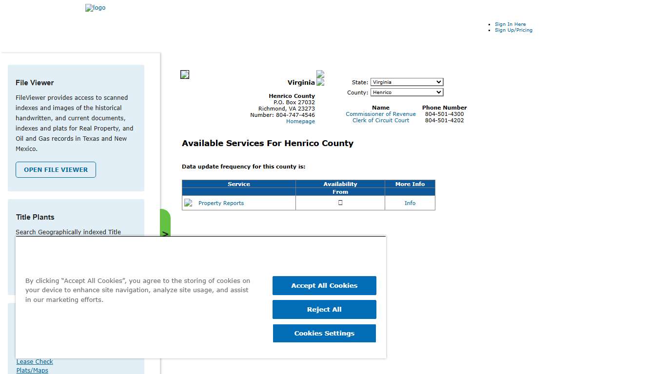 Search Henrico County Public Property Records Online CourthouseDirect.com